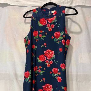 Mud Pie Blue Floral Dress